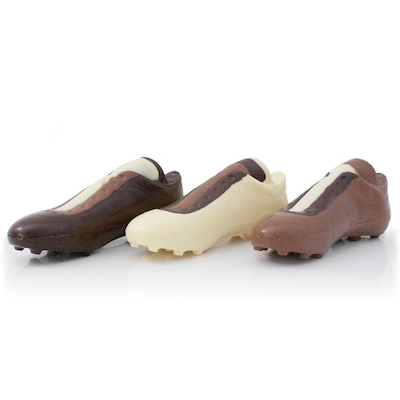 Schokoladenfigur Fußballschuh