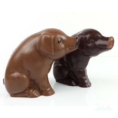 Schokoladenfigur Schwein