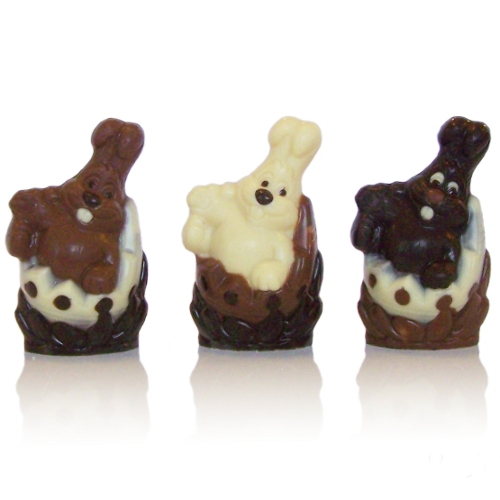 Schokoladenfigur Bunny aus dem Ei