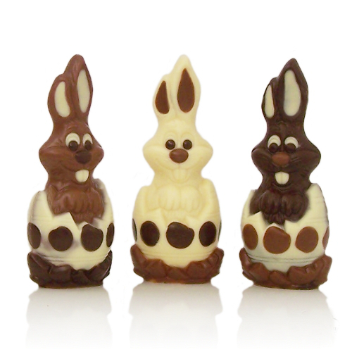 Schokoladenfigur Ei-Hase